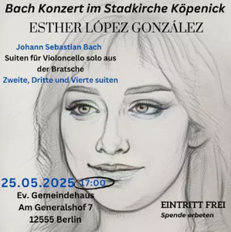 POSTER J. S. Bach: Suiten für Violoncello mit der Bratsche