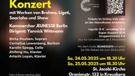 Veranstaltungen in Berlin: Kammerchor Jeunesse