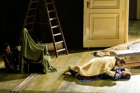 Meechot Marrero als Cherubino, Thomas Lehman als Graf Almaviva, Lilit Davtyan als SusannaBettina Stöß