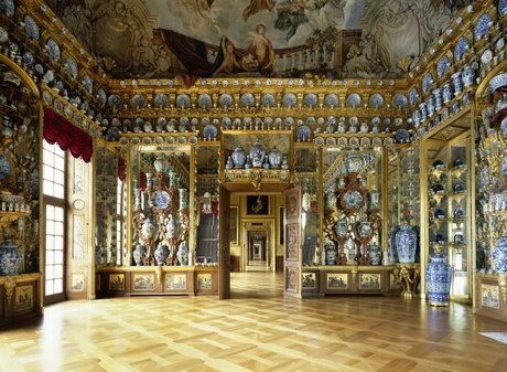 Schloss Charlottenburg, Altes Schloss, Parade- und Wohnräume König Friedrichs I., Porzellankabinett