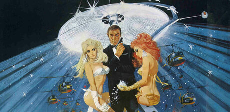 Robert E. McGinnis, James Bond 007. Diamantenfieber, Detail, 1971