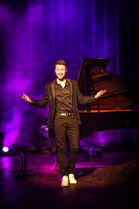Florian Wagner auf der Bühne