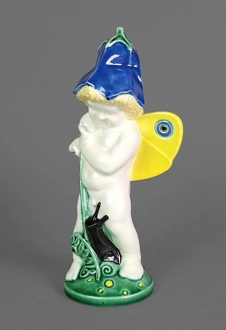 „Glockenblumen-Putto“ Wiener Keramik, 1910 Bertold Löffler (1874-1960)
