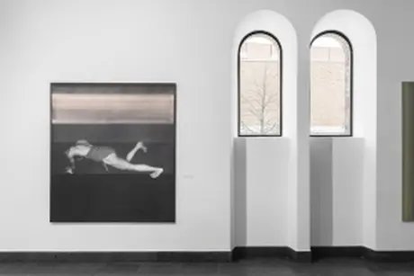 Blick in die Ausstellung "Phantome" von Dominik Lejman