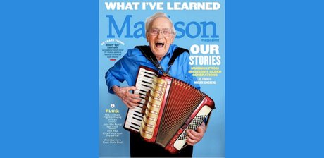 Cover des amerikanischen Magazins Madison 2024 mit Robert Auerbach auf dem Titel