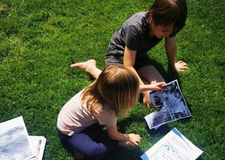 Kinder beim Workshop