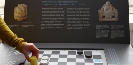Mitmachstation zur Geschichte des Schachspiels zwischen Nordafrika und Europa
