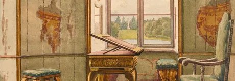 Wilhelm Streckfuß: Schloss Rheinsberg, Turmkabinett, 1883