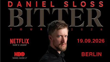 VISUAL Daniel Sloss - "Bitter" Tour 2026 VISUAL Daniel Sloss - "Bitter" Tour 2026
