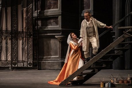 Carmen Giannattasio als Tosca, Martin Muehle als Mario Cavaradossi