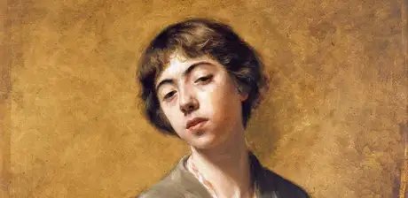 Sabine Lepsius, Selbstbildnis, 1885