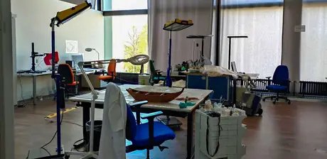 Restaurierungswerkstatt am Forschungscampus Dahlem