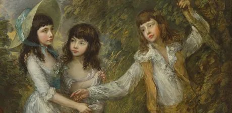 Thomas Gainsborough. Die Marsham-Kinder (Detail), 1787