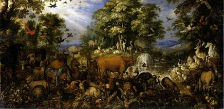 Roelant Savery. Das Paradies (Detail), 1626