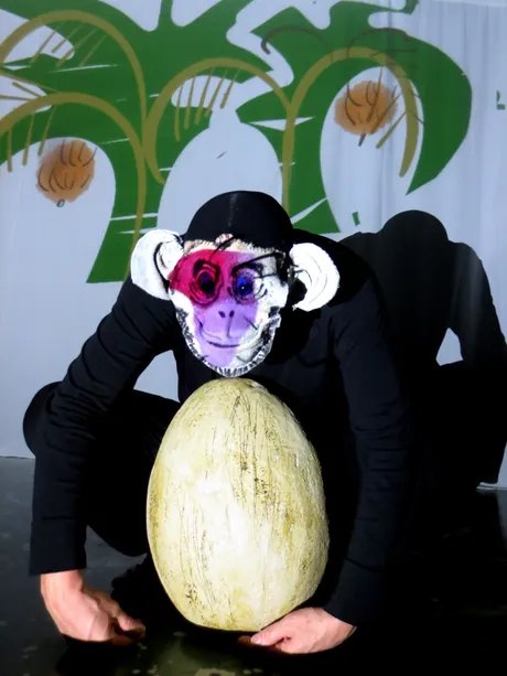 Ei-Pad, Affe und Giraffe