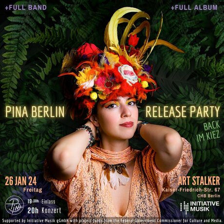 Key Visual Pina Berlin Release Party - Back im Kiez