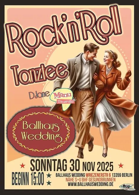 POSTER Rock´n Roll Tanztee