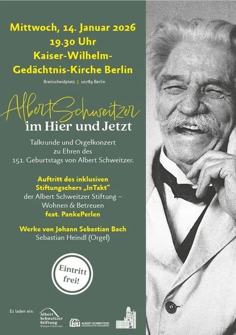 Albert Schweitzer im Hier und Jetzt_Plakat