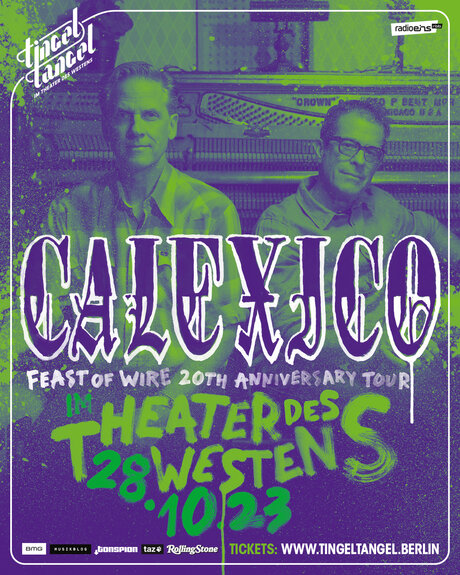 POSTER "Feast Of Wire" 20th Anniversary Tour: Calexico