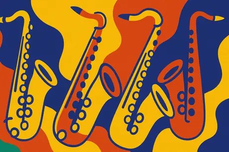Saxophonmusik, Symbolbild