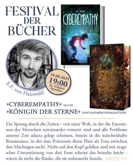 Veranstaltungen in Berlin: Berliner Festival der Bücher in St. Nikolai Spandau