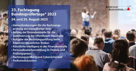 Veranstaltungen in Berlin: BUNDESPRÜFERTAGE® 2023