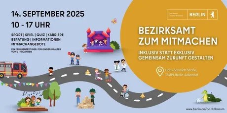 Banner BAzuM Bezirksamt zum Mitmachen 2025