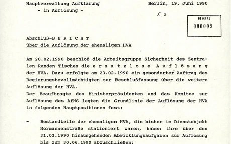Bericht im Archiv
