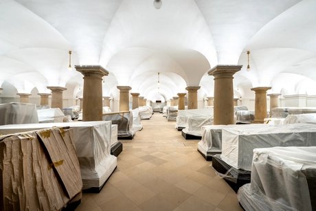 Särge in der Hohenzollerngruft