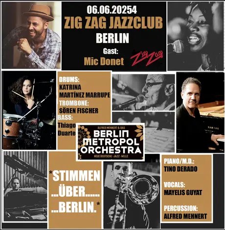 Veranstaltungen in Berlin: BERLIN METROPOL ORCHESTRA feat. Mayelis Guyat und Mic Donet