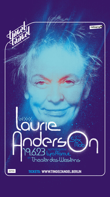 KEY VISUAL Laurie Anderson: LET X = X with Sexmob