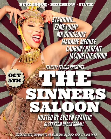 Key Visual, The Sinners Saloon