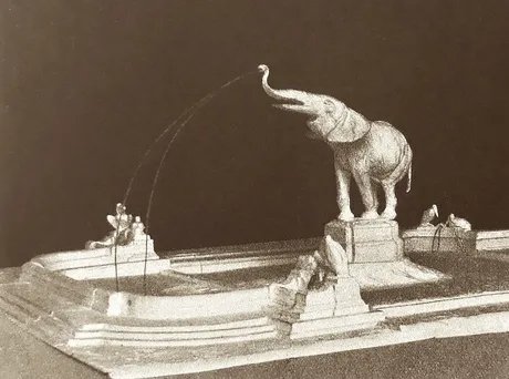 Bronzeelefant