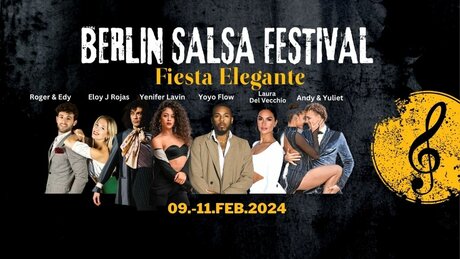KEY VISUAL Berlin Salsa Festival "Fiesta Elegante"