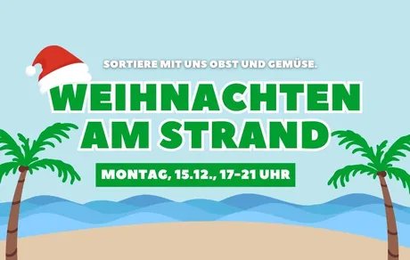Weihnachten am Strand