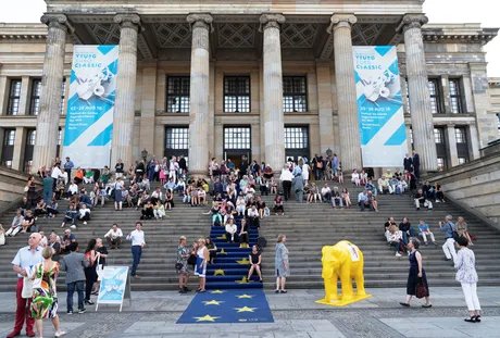 Freitreppe Konzerthaus in Berlin beim Young Euro Classic