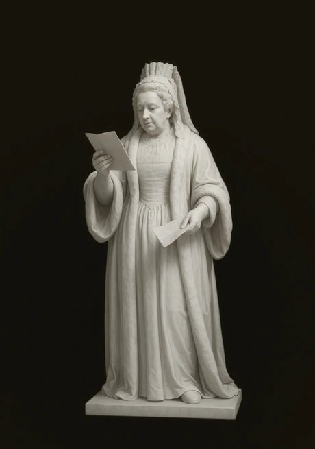 Skulptur von Sophie von der Pfalz, Kurfürstin von Hannover (1630 – 1714)