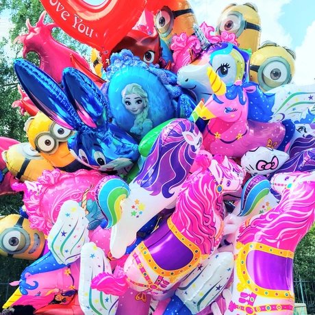 Bunte Luftballons