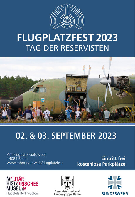 POSTER Flugplatzfest in Berlin-Gatow 2023