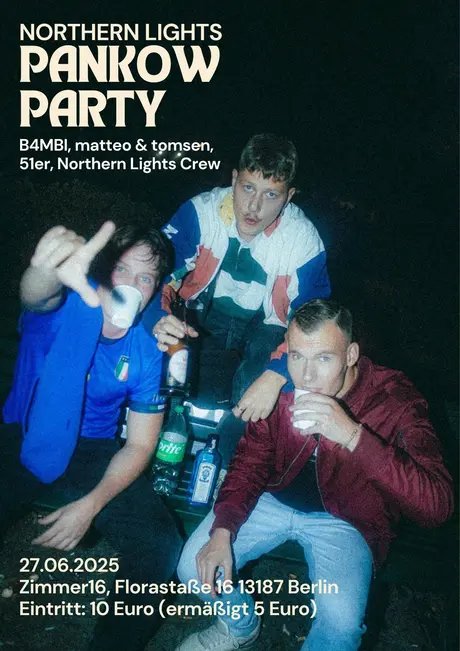 visual PANKOW PARTY Northern lights