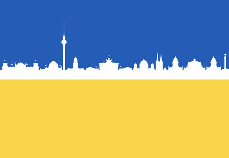 Symbolbild Skyline Berlin Ukraine