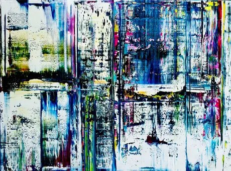 Bo Larsen The Blue Hour 2025 Öl auf Leinwand 120 x 160 cm