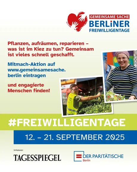 Gemeinsame Sache – Berliner Freiwilligentage