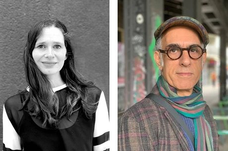 Bahram Moradi und seine Übersetzerin Sarah Rauchfuß