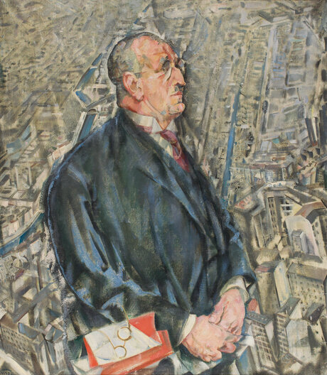 Gustav Böß, Portrait von Max Oppenheimer (1885–1954)