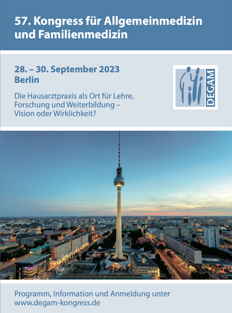 Veranstaltungen in Berlin: 57. Kongress für Allgemeinmedizin und Familienmedizin