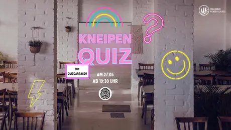 KEY VISUAL Kneipenquiz mit Quizcarraldo
