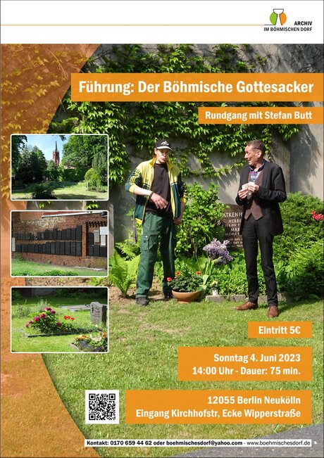 Führung: Der Böhmische Gottesacker - Plakat