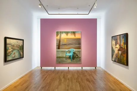 Ausstellungsansicht „Paradies", Stiftung Kunstforum  Berliner Volksbank