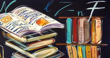GRAFIK BUNTE BÜCHER